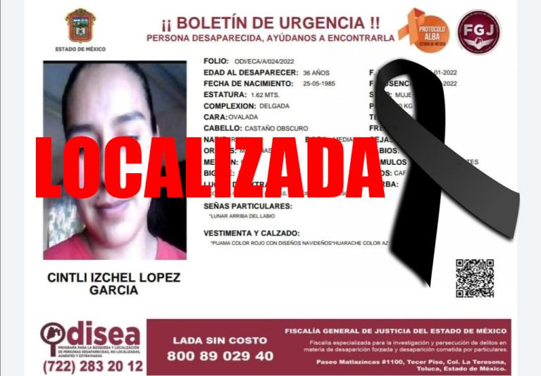 Ficha de búsqueda: Cintli Izchel López García (Desactivada)