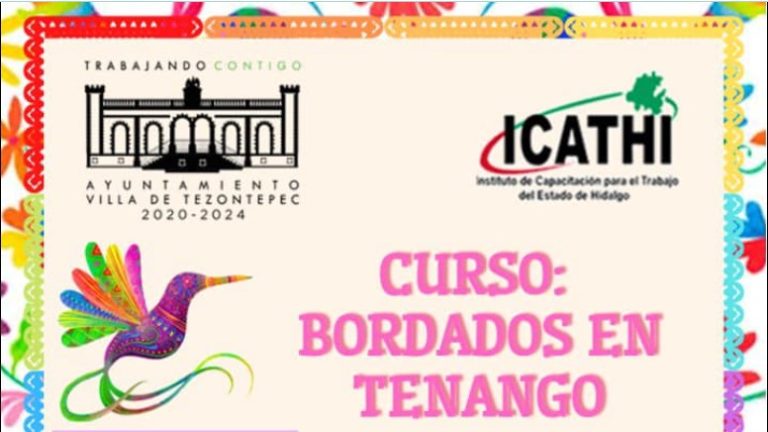 Curso de Bordados en Tenango