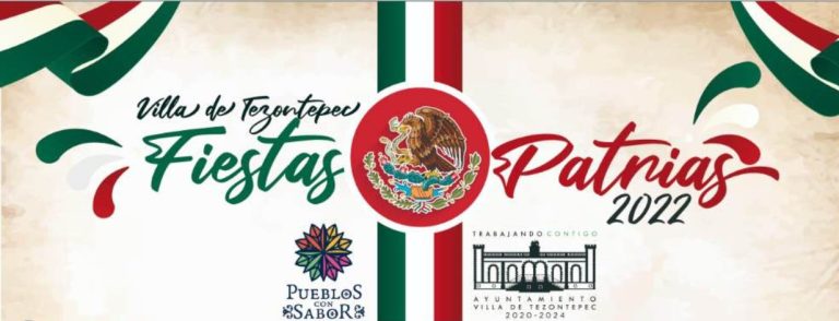 Programa de Fiestas Patrias Villa de Tezontepec 2022