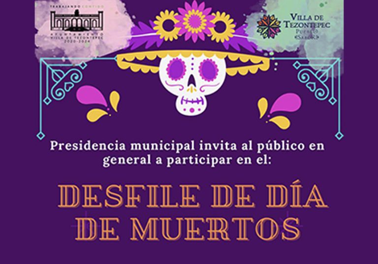 Desfile de día de muertos Villa de Tezontepec 2022