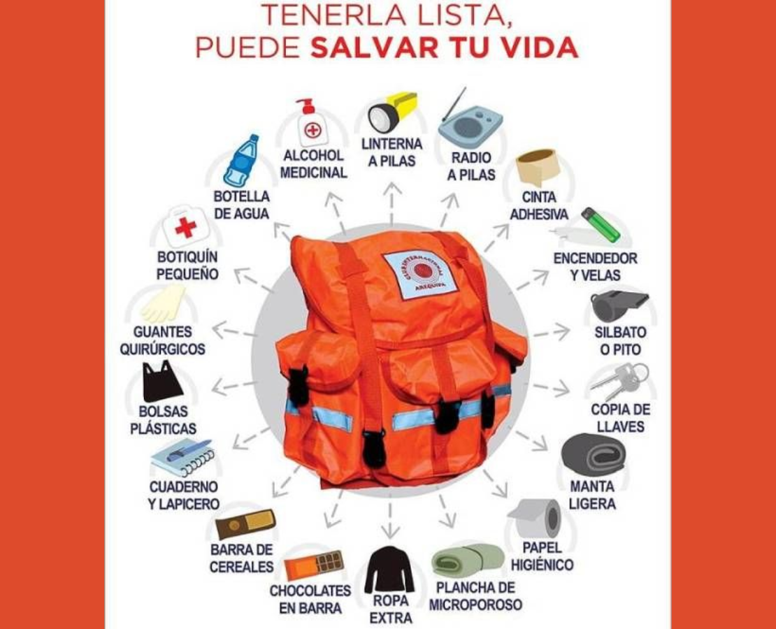 mochila de emergencia villa de tezontepec