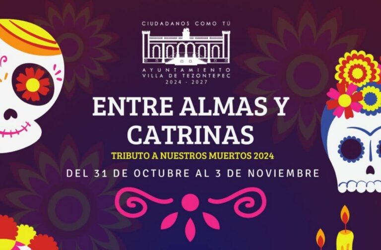 Programa oficial del Día de Muertos Villa de Tezontepec 2024