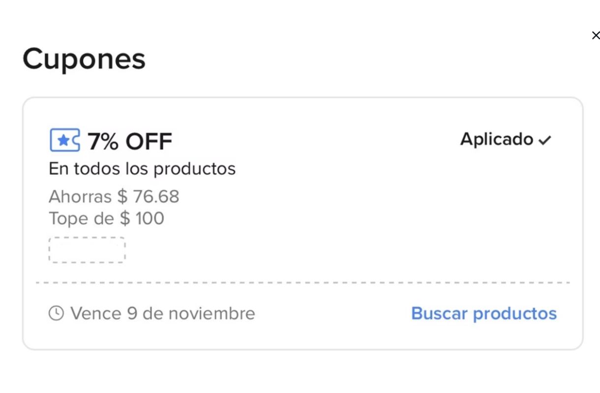 cupon de descuento mercado libre 20251027